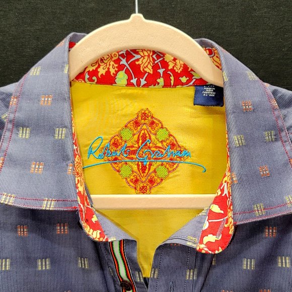 6 Robert Graham Size L Button Down Shirts - Picture 1 of 6